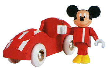 Mickey mit Rennwagen (Brio)