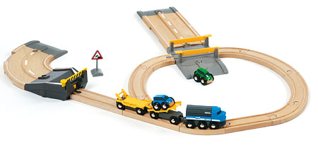 Straen & Schienen Autotransporter Set (Brio)