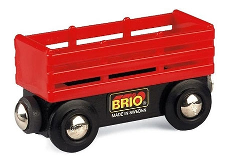 Tierwagen, rot (Brio)