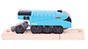 Blaue Lokomotive "Mallard" (batteriebetrieben)