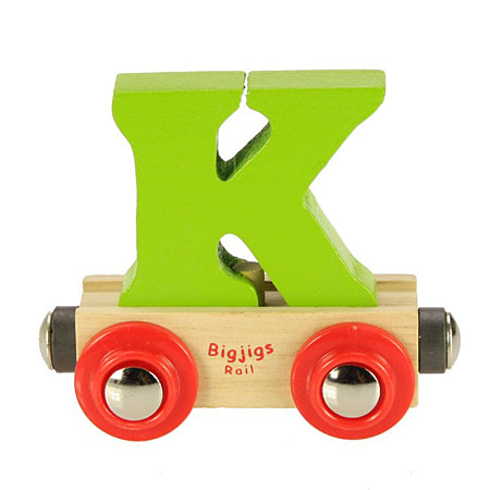 Buchstabenzug bunt Buchstabe "K"