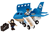 Blaues Flugzeug (Brio)